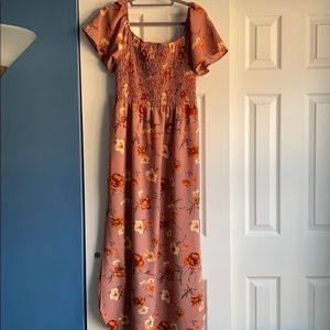 Floral maxi dress